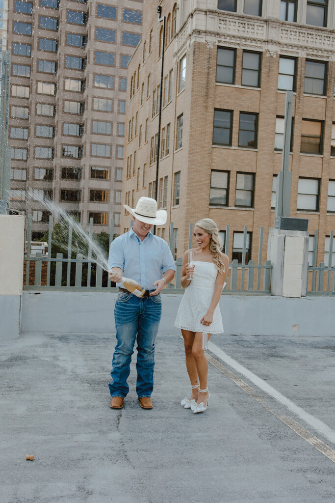 downtown san antonio engagement session