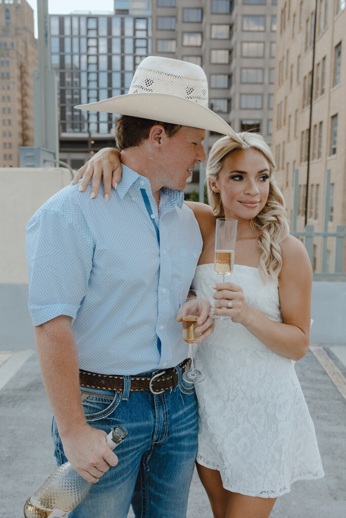 downtown san antonio engagement session