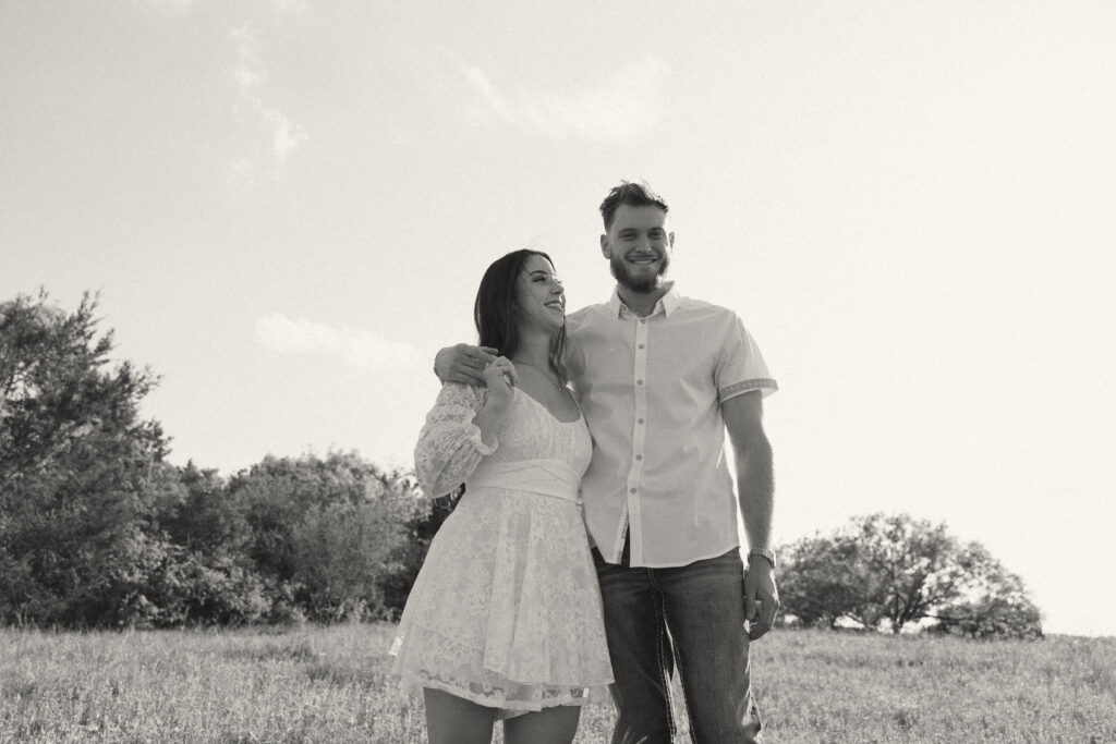Texas bluebonnet engagement session