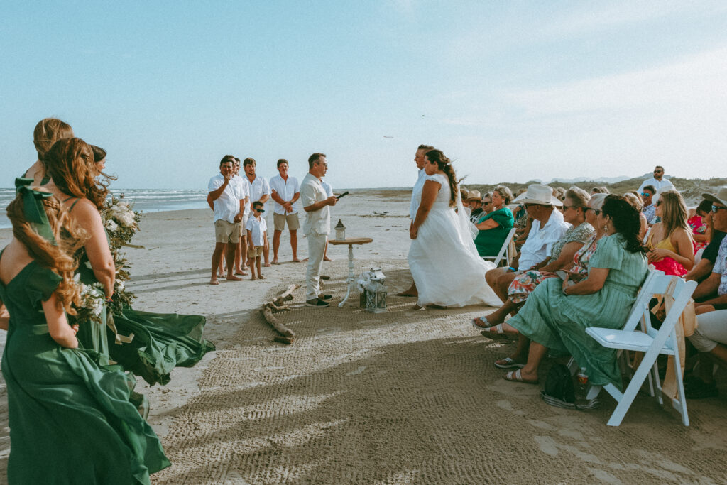 Intimate port aransas wedding
