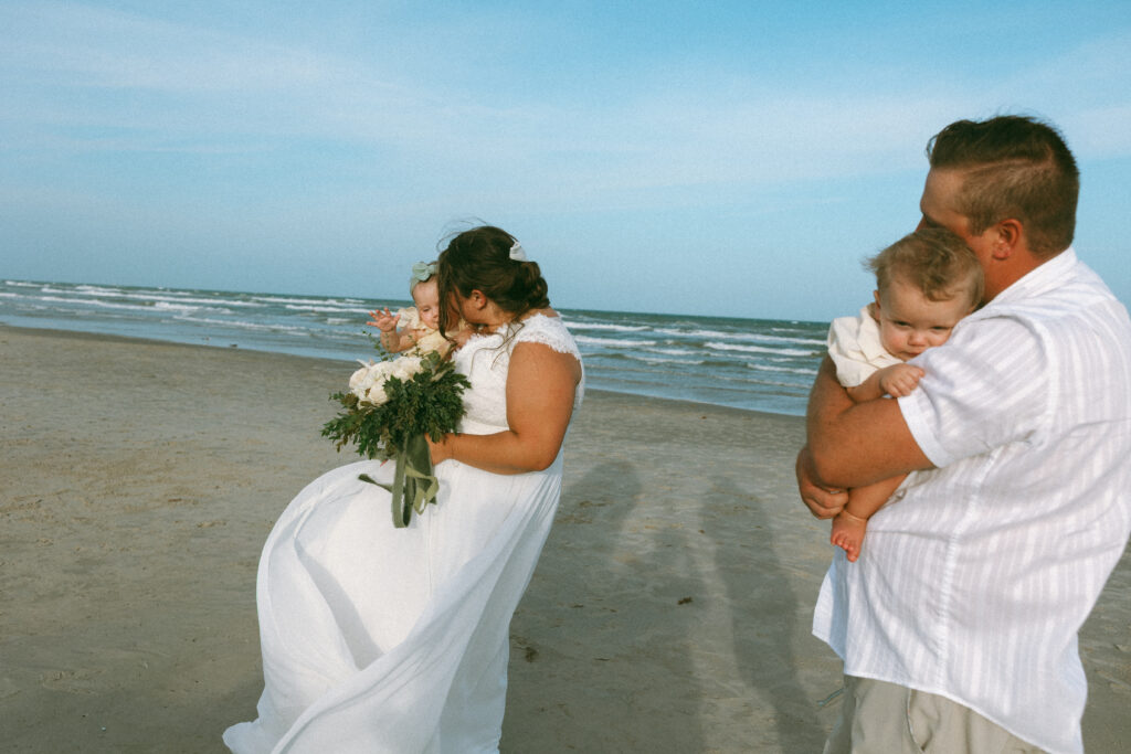 Intimate port aransas wedding