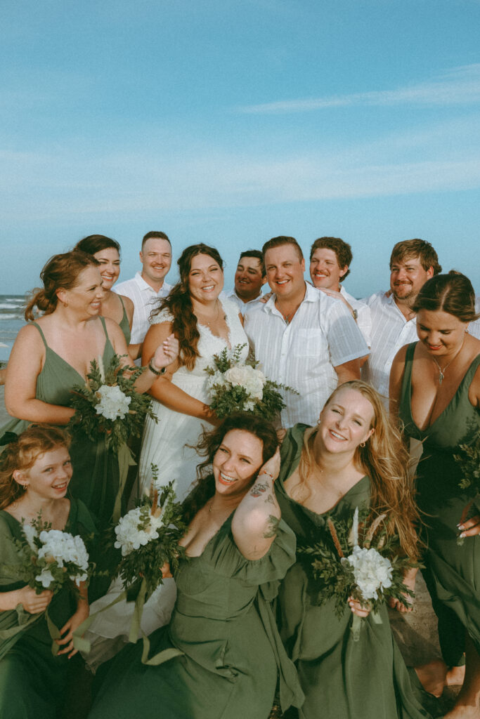 Intimate port aransas wedding