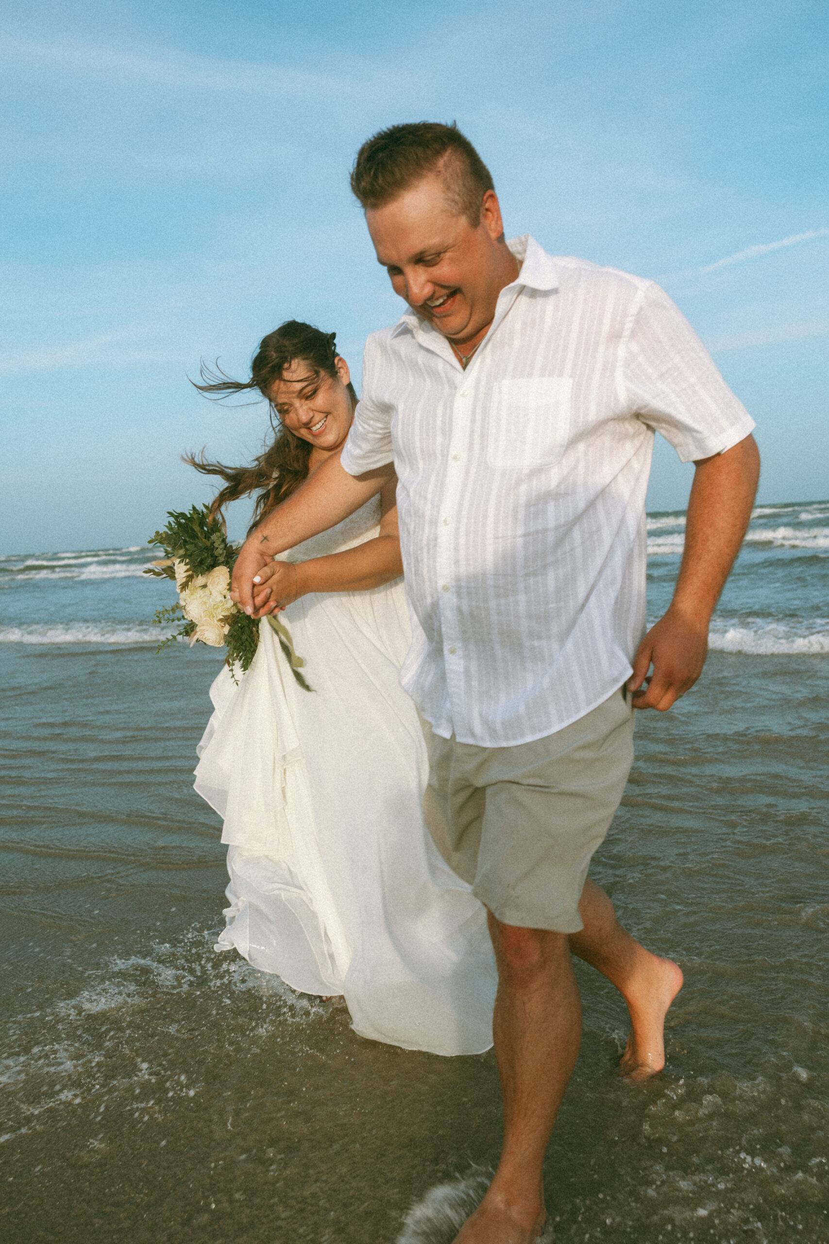 Intimate port aransas wedding