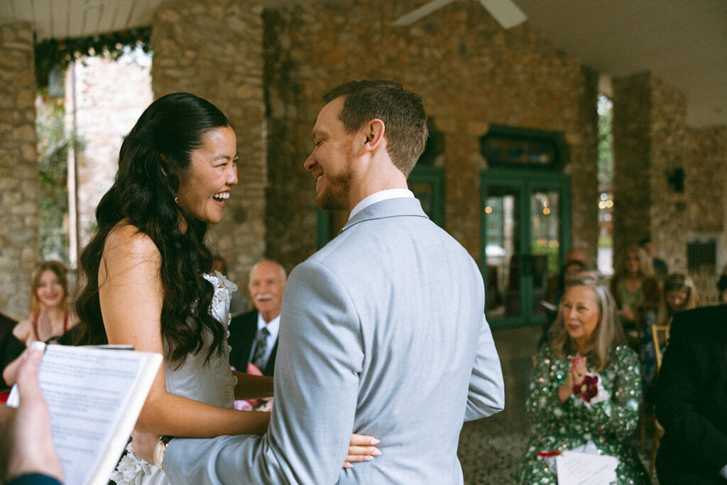 intimate wedding at the Veranda in San Antonio Texas