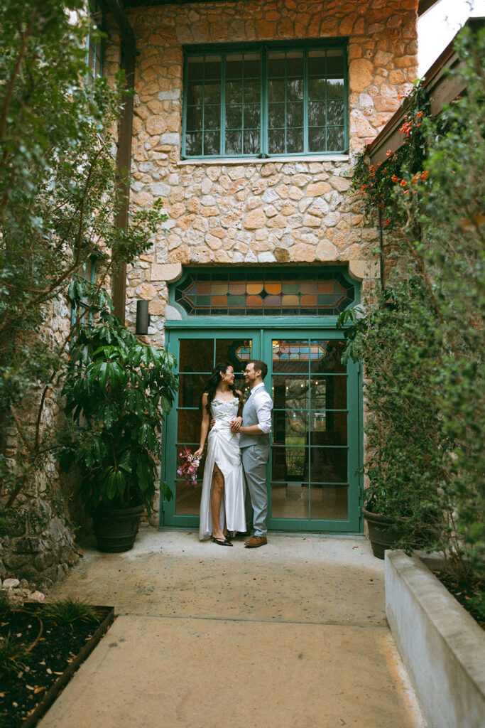 intimate wedding at the Veranda in San Antonio Texas